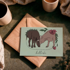 Kuhliebe Postkarte A6